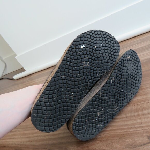 STEGMANN Essenz Wool Slip On Clog Mule Indoor Slippers in Graphite - US 7 - Picture 12 of 12